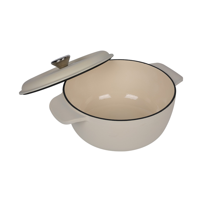 Multifunctional Cast Iron Enamel Soup Pot