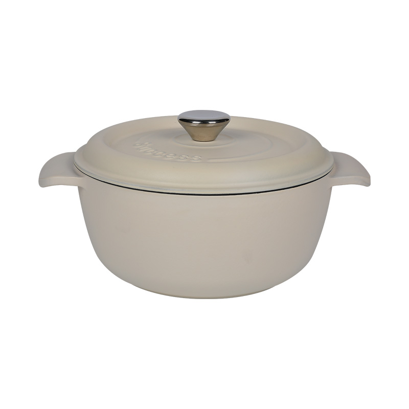 Multifunctional Cast Iron Enamel Soup Pot