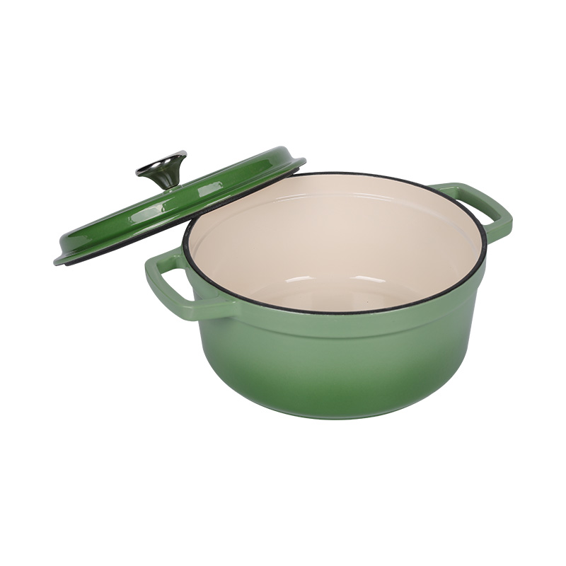 Classic Enameled Cast Iron Round Dutch Oven Pot