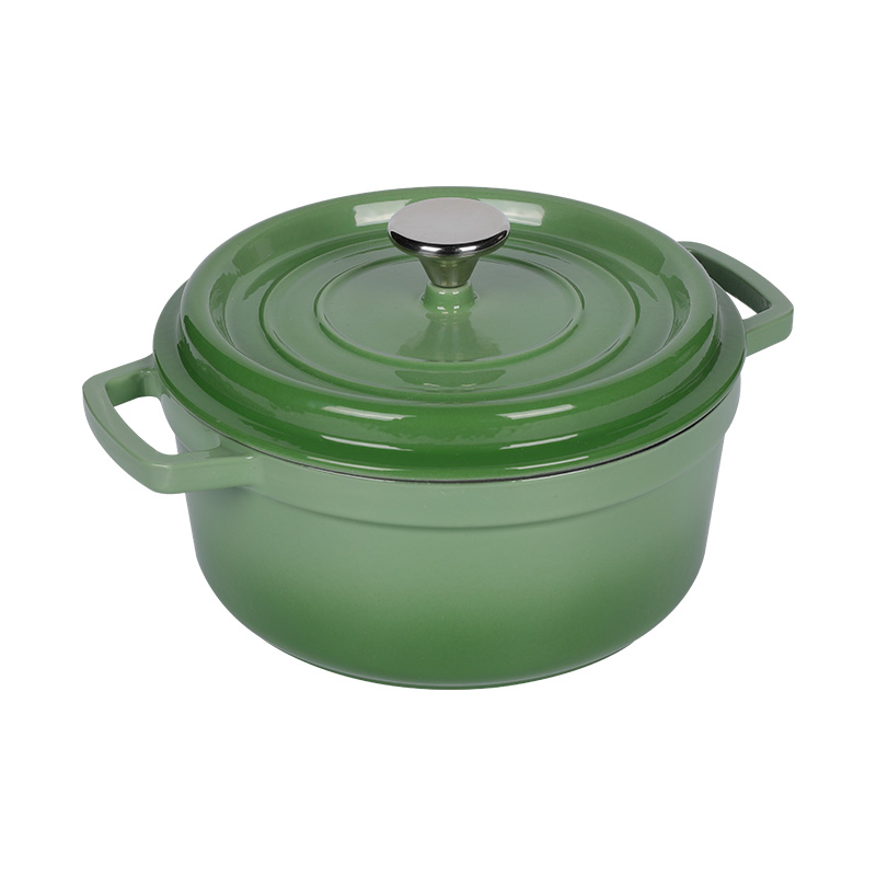 Classic Enameled Cast Iron Round Dutch Oven Pot