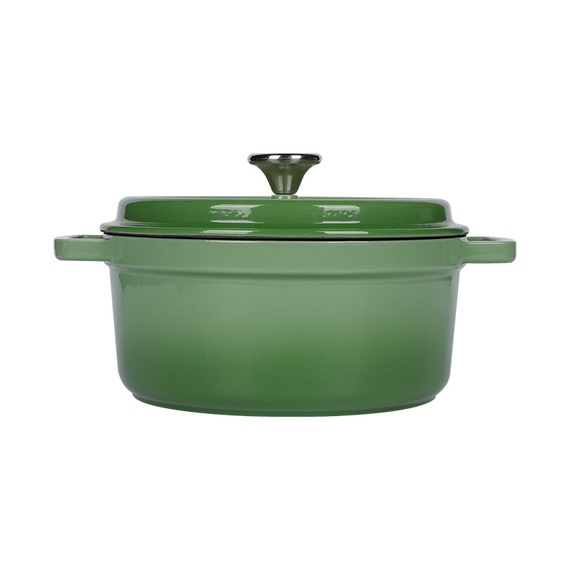 Classic Enameled Cast Iron Round Dutch Oven Pot