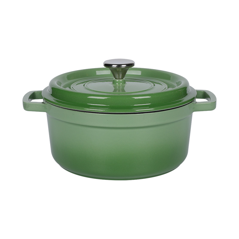 Classic Enameled Cast Iron Round Dutch Oven Pot