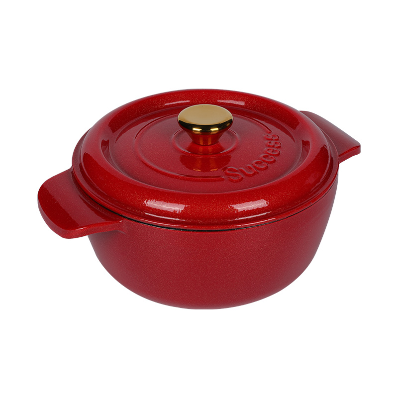 Enamel Coated Cast Iron Stockpot with Handle