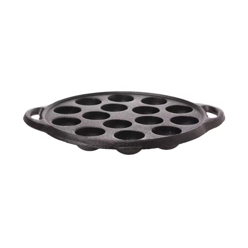 Pre-Seasoned Cast Iron Grill Pan Nonstick Baking Tray